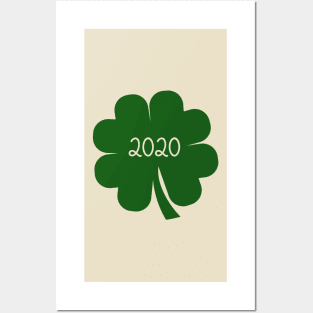 Shamrocks Pattern Irish St. Patricks Day Clovers Posters and Art